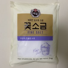 백설 꽃소금, 3kg, 1개