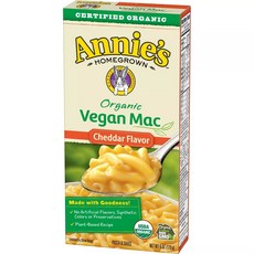 Annie's 오가닉 비건 맥 체다 맛, 170g, 1개