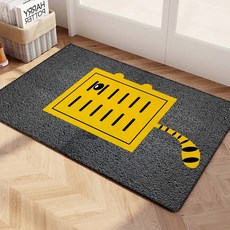방 복도용 바닥 그래피티 매트 매트 집 러그 물건 귀여운 입구 침실 하수도 장식 발 주방, 30x50cm-SJR, z1