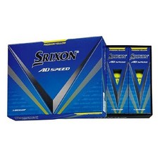 2024 NEW 던롭 스릭슨 골프공 SRIXON AD SPEED3 1팩(12개) 화이트/옐로우/오렌지, 옐로우 - 2024골프공