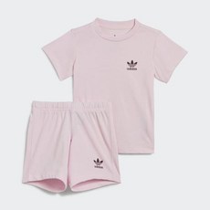 [아디다스키즈 adidaskid] IJ7200 쇼츠 티 세트 SHORT TEE SET 아동의류