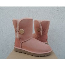 303776 어그 SUNTAN BAILEY BUTTON II 스웨이드/ 양가죽 부츠 여자 US 6/ EUR 37