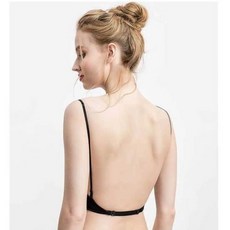 백리스 전용 브라렛 U자형 브래지어 백오픈 속옷 브라