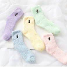 검은고양이 수면양말 5켤레세트, 1세트
