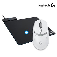 로지텍코리아 G309 LIGHTSPEED + POWERPLAY SET 무선 게이밍 마우스 충전패드, G309 화이트 + 파워플레이 패드