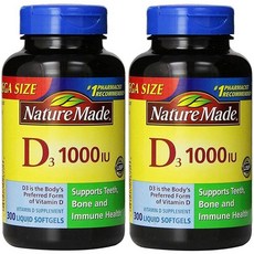 Nature Made Vitamin D3 1000 IU 600 Softgels null, 1, 상세참조, 기타