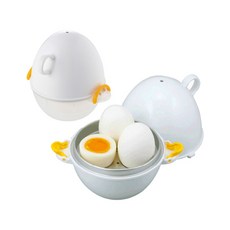 아케보노 에그쿠커 전자레인지 삶은 달걀 반숙 렌지용 계란삶기, 1개