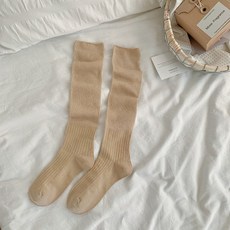 따봉오빠 봄 여름 슬림핏 주름 시스루 롱 니삭스 투웨이 양말 RDB069