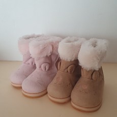 타티네쇼콜라 쇼콜라 무스탕 부츠#핑크.베이지#130#엄청 따뜻한#정상가 85.000원