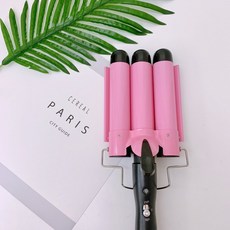준마 여신펌 물결 자동 웨이브 고데기 지그재그, 32MM 2단 온도조절, 없음