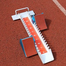 스타팅 블록 육상 러닝 트랙 스타트 훈련 달리기 발판 패드 스프린트, 알루미늄 합금 64x24x10(두께 5mm)