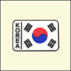 OT 대한민국 태극기 찍찍이 태권도마크 군인 국기 패치 PVC 밀리터리패치 가방패치
