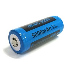 5000mAh 리튬이온 배터리 26650 3.7v 보호회로장착 KC인증, 1개, 1개