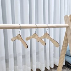 강아지 옷걸이 우드 애견 고양이 의류 행거 심플 베이직, 20개