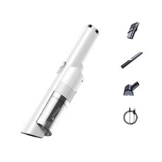  지우개청소기 책상청소기 휴대용 자동차 후버 무선 진공 소형 강력한 키보드 데스크탑 PC용, 1.White 