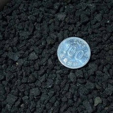 블랙.400-450g 화산석 조경석.색돌 원예용, 5~10mm