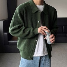 [모로엠] 남성 하찌 카라넥 가디건 DMC-JUA-QCC935
