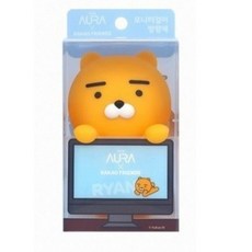 카카오방향제 샤프란 AURA 카카오 모니터걸이형 방향제 라이언 (블루) 10g 10ml 1개 블루스카이향