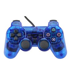 소니 PS2 컨트롤러용 유선 게임 패드 소니 PS2/PSX 조이스틱 소니 PSone 조이패드 유선 컨트롤러 게임 액세서리 판매, 1개, 4.Blue