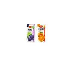 델몬트 드링크 190ml (오렌지x32팩) + (포도x32팩), 64팩
