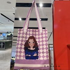 육심원 가방이너백 단품 크가방 나염 큐트 여자 시장가방 스타일리시 여성가방