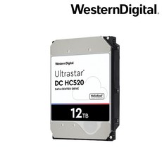 WD 울트라스타 HDD, 12TB, DC HC520 SATA3 - 12tb