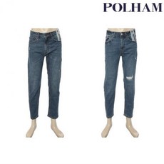 POLHAM 폴햄 테이퍼드핏 인디고 데님 팬츠