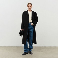던스트 ESSENTIAL CASHMERE SINGLE COAT BLACK_UDCO4D222BK