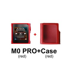 SHANLING M0 Pro 고해상도 오디오 HIFI 블루투스 휴대용 음악 MP3 플레이어 DAP USB DAC 듀얼 ES9219C LDAC aptX PCM384 DSD128, [04] M0 PRO(red) - 샨링h5