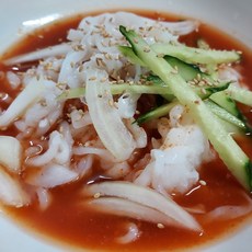 냉동 한치 횟감용 화살오징어 슬라이스 물회 한치채 한치롤 400g 찬찬수산