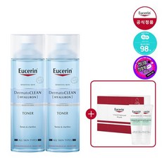 유세린 NEW 더머토 클린 클래리파잉 토너 200ml 1+1 [증]화장솜+더모퓨리파이어 수딩크림 2개, 없음, 상세설명 참조