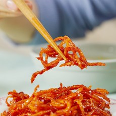 [여기쿡] 진미채조림 100g 매콤달콤 맛있는 가정식 기본반찬 혼밥 집밥 간편식, 1팩