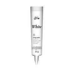 브래드가든 식용색소 화이트 색상 튜브타입, 1개, 25g