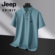 JEEP SPIRIT 남자 캐쥬얼 카라 티셔츠 남성 여름 반팔 패션 JP-6651