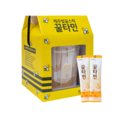 꿀타민 청정 제주 야생화 벌꿀스틱 7호, 360g, 1개