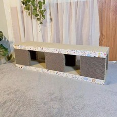  초대형 맷돌판 스탠드 고양이 크롤러 특대형 골판지 고양이 터널타입 고양이그립판 고양이집 고양이, 흰 동물 공원, 옵션4 