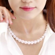10mm진주목걸이