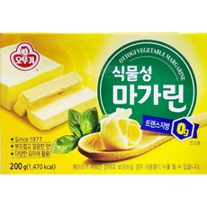 마가린(식물성 오뚜기 200g), 1, 1