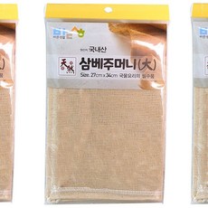 삼베 주머니(대)/육수망 다시백 우려내기 국물 한약 yeo*68020Zc, 1개, 1개