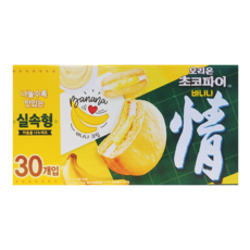 오리온 초코파이 정 바나나 실속형 30개입 1110g