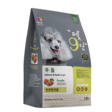목우촌펫 펫9단 전연령견용 푸들 기능성 사료, 1.8kg, 1개