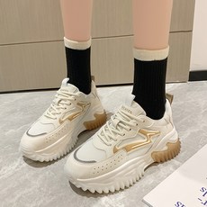 아부지 신발 2022 봄 운동화 여자 신발 여자 러닝 캐주얼 신발 두꺼운 바닥 여자 신발 도매