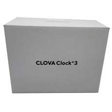 클로바 클락+3세대 Clova Clock+ 3 블루투스 AI 스피커 미사용 새제품, 화이트