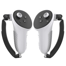 VR 컨트롤러 실리콘 보호 커버 핸들 그립 쉘 메타 퀘스트 3 액세서리 전체, 1개, 01 WHITE