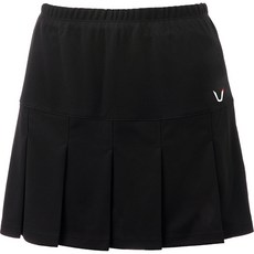 테크니스트 배드민턴 주름 치마 스커트 올블랙 TWS-03N BK 테니스 탁구 볼링 운동