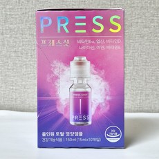 프레스샷 올인원 토탈 영양 앰플 10p, 150ml, 5개