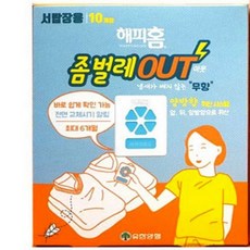 올피노 무향 좀벌레 약 냄새안나는 방충제 해피홈 서랍용 10p 세트, 4g, 1세트