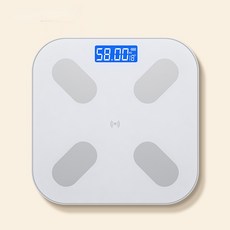 가정용 스마트 체중계 체지방 측정 저울, 핑크색, 1개