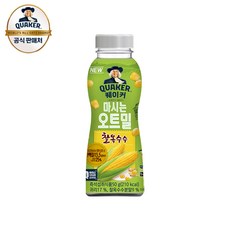 퀘이커 마시는 오트밀 찰옥수수 50g, 10개