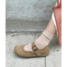 마크모크 신발 MAC MOC 천연가죽 Cub 4Color 러블리 프릴 소가죽 메리제인 1Cm IJG723 OQK695